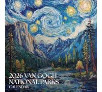 2026 Van-Gogh National Parks Wall Calendar (12"x12")