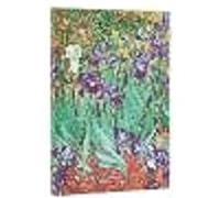 2026 Van Gogh's Irises Mini 12-month Verso Hardcover Flexi Dayplanner 2026 (Elastic Band Closure)