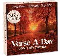 2026 Verse A Day Bible Calendar | 365 Christian Verses from the NIV Bible to Inspire Your Daily Devotional, Positive Motivational & Inspirational Daily Verses for Men & Women to Inspire Your Walk With