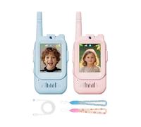 2026 Video Walkie Talkies for Kids, Kids Visual Walkie Talkies with HD Camera & Fun Voice Conversion, Long Distance, USB Rechargeable, Birthday Gift for Boys Girls 3 4 5 6 7 8 Years Old