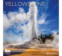 2026 Wall Calendar | 12" x 24" Open | Travel Photography Thick & Sturdy Paper for Organizing & Planning | Office Kitchen Decor or Gift | Pacific Waters Press (Yellowstone)