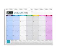 2026 Wall Calendar 2026-2027 Calendar Runs from January 2026 to June 2027 13 * 10in Calenda Monthly Planner Wall Hanging Calenda with Large Writing Blocks for Office Home Planning & Organizing