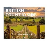 2026 Wall Calendar - A4 2026 British Landscape Calendar from January to December 2026, 12 Monthly Calendar 2026 uk, 21.59 x 28 cm