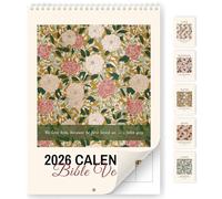 2026 Wall Calendar, Abstract Art Wall Calendar for 2026 from January 2026 to June 2027, A4 Calendar (8.3" x11.7"), 18 Months Hanging Calendar, Bible Verse