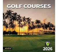 2026 Wall Calendar,Calendar 2026, July 2025 - December 2026, Wall Calendar Golf Courses, 12" x 24" Opened,Full Page Months Thick & Sturdy Paper for Gift Perfect Calendar Organizing & Planning