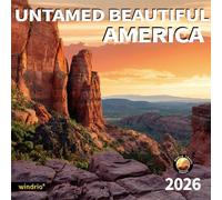 2026 Wall Calendar,Calendar 2026, July 2025 - December 2026, Wall Calendar Untamed Beautiful America, 12" x 24" Opened,Full Page Months Thick & Sturdy Paper for Calendar Organizing Planning