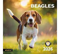 2026 Wall Calendar,Calendar 2026, November 2025 - December 2026, Wall Calendar Beagles, 12" x 24" Opened,Full Page Months Thick & Sturdy Paper for Gift Perfect Calendar Organizing & Planning