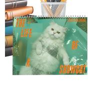 2026 Wall Calendar Cats, Cat Show Life Calendar, Fashionable Kitten Calendars Wearing A Swimsuit, Fun Cat-Themed Calendars with 12-Month Planning Features, Gif-t for Family, Friends, Cat Lovers