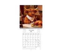 2026 Wall Calendar - Cow Theme Planner - Family Calendar,for Scheduling, Planning, Appointment, School, Room, Study, Decoration