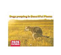 2026 Wall Calendar - Dogs Calendar 2026 Wall, Jan.2026 - Dec.2026, 14.96" x 9.84" (Open), 12 Monthly Wall Calendar Gift - Hanging Hole, New Year Christmas Gifts for Dogs Lovers