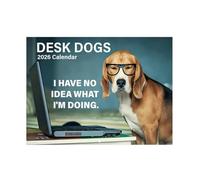 2026 Wall Calendar - Dogs Calendar 2026 Wall, Jan.2026 - Dec.2026, 16.54" x 11.22" (Open), 12 Monthly Wall Calendar Gift - Hanging Hole, New Year Christmas Gifts for Dogs Lovers