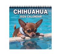 2026 Wall Calendar, Family Planner with Dog Motif from January to December, Funny Calendar 2026 for Planning, Home, Bedroom, School, Work, Apartment, Dorm, Hotel and Classroom