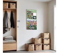 2026 Wall Calendar, Flowers Theme Monthly Hanging Calendar | Wall Calendar 12 Months for Classroom Home Office Students Nature Lovers Artists Study Room Living Room