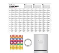 2026 Wall Calendar in Large Format, Large Wall Planner Made of Thick Paper, Wall Calendar 2026 as a Poster for 365 Days - for Appointments Agenda New Year Home Office Classroom Family Student