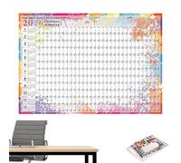 2026 Wall Calendar - Large 12 Month Planner, Academic Schedule Poster for College Students, Teachers & Schools | Office Organizer & Family Planning |