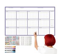 2026 Wall Calendar Large Big Grid Yearly Monthly Planner