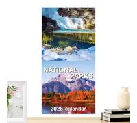 2026 Wall Calendar - Large Grid Month Planner, Spiral Bound Organiser | Ensures Clear Scheduling, Improves Productivity, Adds Aesthetic Attractiveness, Stands Up To The Daily