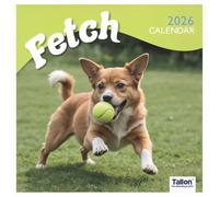 2026 Wall Calendar Month to View Planner - Large Hanging UK Wall Calendar with Cute Dogs & Cats Designs - Includes UK Bank Holidays - Ideal for Home Office Work & Pet Lovers (Fetch)