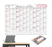 2026 Wall Calendar - Monthly Planner with Sticker | Yearly Wall Poster Calendar Planner,for Office Classroom Living Room School Workshop Birthday Deadlines Vacation Meal Planning Teachers