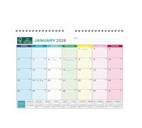 2026 Wall Calendar, Monthly Weekly Daily Planner, 18-Month Desk Calendar and Wall Planner, for Appointments, Academic Schedule, Home Office, Classroom, Family