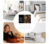 2026 Wall Calendar Planner, Monthly Planning Schedule, Vivid Color Annual Organizer, Yearly Wall Time Management Chart, Classroom Learning Decor Tool, for Kids Teachers School Office Home Fridge