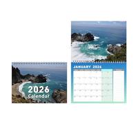 2026 Wall Calendar Runs From January Until December 2026 Aesthetic Calendars Planner for Easy Organizing Gift Monthly Wall Calendar