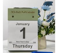 2026 Wall Calendar | Schedule Planner Tear Off - Daily Calendar With Wall Mount | For Students, Children, Teenagers, Adults, Teachers, Friends, Student Houses,