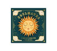 2026 Wall Calendar Soulmates Mystical Tarot Cards - 12 Vibrant Illustrations