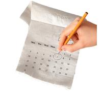 2026 Wall Calendar - Textile Planner Tool 12 Months | Reusable Hanging Fabric Calendar for Home, Living Room, Bedroom, Office, School, Classroom, Students, Teachers & Consul