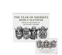 2026 Wall Calendar - Weekly with Dogs Theme, Yearly Calendar and Year Planner | Ideal for Family Teachers and Indoor Environments