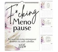 2026 Wall Calendar with Humorous Sayings - Swearing Midlife Humour Wall Calendar Theme Calendar for Adults with Joke and Irony as Decoration for Home Office, Kitchen or as a Gift