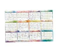 2026 Wall Calendar Yearly Planner Double Side Erasable Full Year to View Calendar 48x32Inch for Scheduling Hanging