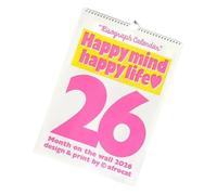 2026 Wall Hanging Monthly Calendar Planner Twin Wire Binding Decorative Paper Calendar for Home Office Desk Organization Decorative Wall Schedule Planner