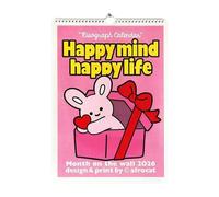 2026 Wall Hanging Monthly Calendar Planner Twin Wire Binding Decorative Paper for Home Office Desk Organization Stylish Home