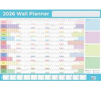 2026 Wall planner A1 year planner 2026 wall calendar uk (Jan 2026 to Jan 2027) Month by Month Style UK Holidays