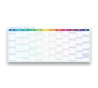 2026 Wall Planner Calendar UK - Rainbow Design - A1 A2 XL Sizes - Portrait & Landscape - Holidays & Weekends Marked (Rainbow Landscape, X-Wide (1397mm x 610mm))