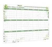 2026 Wall Planner, Large A1 84cm x 60cm UK Wall Calendar 12 Month Large Yearly Planner Full Year to View Calendar Planning Organizer for Home School Office