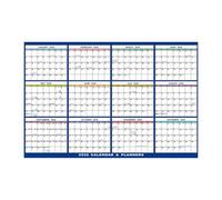 2026 Wall Planner - Twelve Month Reusable Calendar, Folding Academic Planner Board, Dry Erase Calendar Sheet | Practical Annual Organization Tool for Studies