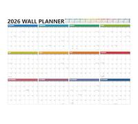 2026 Wall Planner, Year Planner 2026 Wall-Jan to Dec 2026(12 Months), Extra Wide Size A1 2026 Yearly Calendar with Monthly Calendars & Highlighted Key Dates, Perfect for Office & School (33" x 23.5")