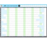 2026 Wall Planners Large A1 Wall Calendar Monthly Work Planner Jan 2026 to Jan 2027 Full Year Planning Wall Chart Home Office School Business Desk Notes 58 x 84 cm(BLUE/GREY, A1)