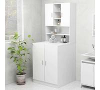 2026 Washing Machine Cabinet Bathroom Cupboard Laundry Shelf Storage Rack vidaXL