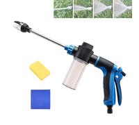 2026 Waterblitz Pressure Washer, Water Blitz Pressure Washer with Accessories, High Pressure Washer Gun for Garden Hose, Car Washing and Pet Shower(with Bottle,Blue)