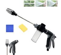 2026 Waterblitz Pressure Washer, Water Blitz Pressure Washer with Accessories, High Pressure Washer Gun for Garden Hose, Car Washing and Pet Shower(with Bottle,Black)