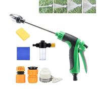 2026 Waterblitz Pressure Washer, Water Blitz Pressure Washer with Accessories, High Pressure Washer Gun for Garden Hose, Car Washing and Pet Shower(Accessories+Bottle,Green)