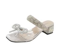 2026 Wedding Guest Silver Girl High Heel Black for Stilettos Mary Jane Faux Leather Suede Interview Commute Women Platform Heels Pumps Party Evening (12)