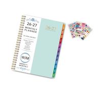 2026 Weekly Academic Planner From Jan to Dec Twin Wire Binding Weekly Planner 144 Pages Dated for Daily Planning Paper Notebook
