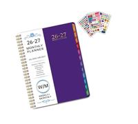 2026 Weekly Academic Planner From Jan to Dec Twin Wire Binding Weekly Planner 144 Pages Dated for Daily Planning Paper Notebook for Scheduling