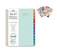 2026 Weekly Monthly Planner 144 Pages Twin Wire Binding Academic Planner 12 Month from Jan to Dec for Daily Scheduling Paper Notebook