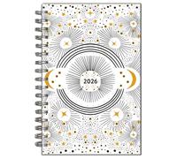2026 Weekly & Monthly Planner, 16-Month Engagement Calendar: September 2025 - December 2026: Celestial Dreams