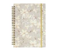 2026 Weekly Monthly Planner Twin Coil Binding 52 Weeks with Pocket Size 6x9Inch for Note Taking Meeting Notes